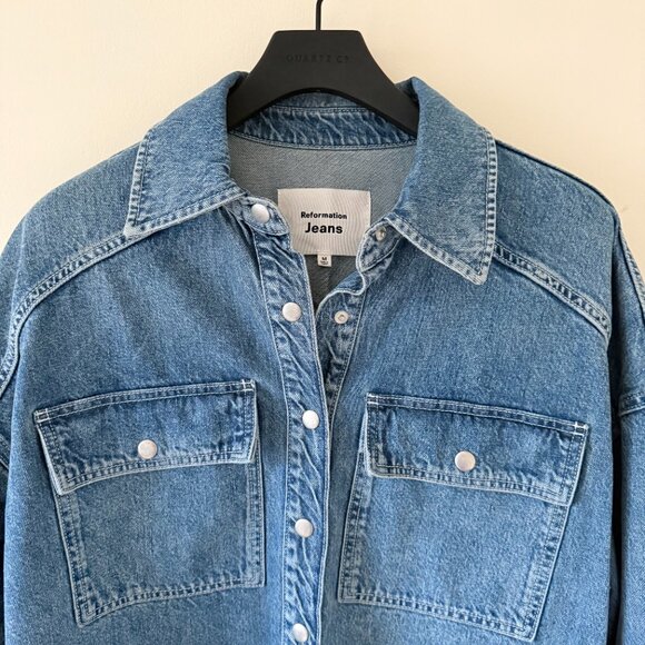 [SOLD]Reformation - Ace Oversized Shirt Jacket - Picture 3 of 5